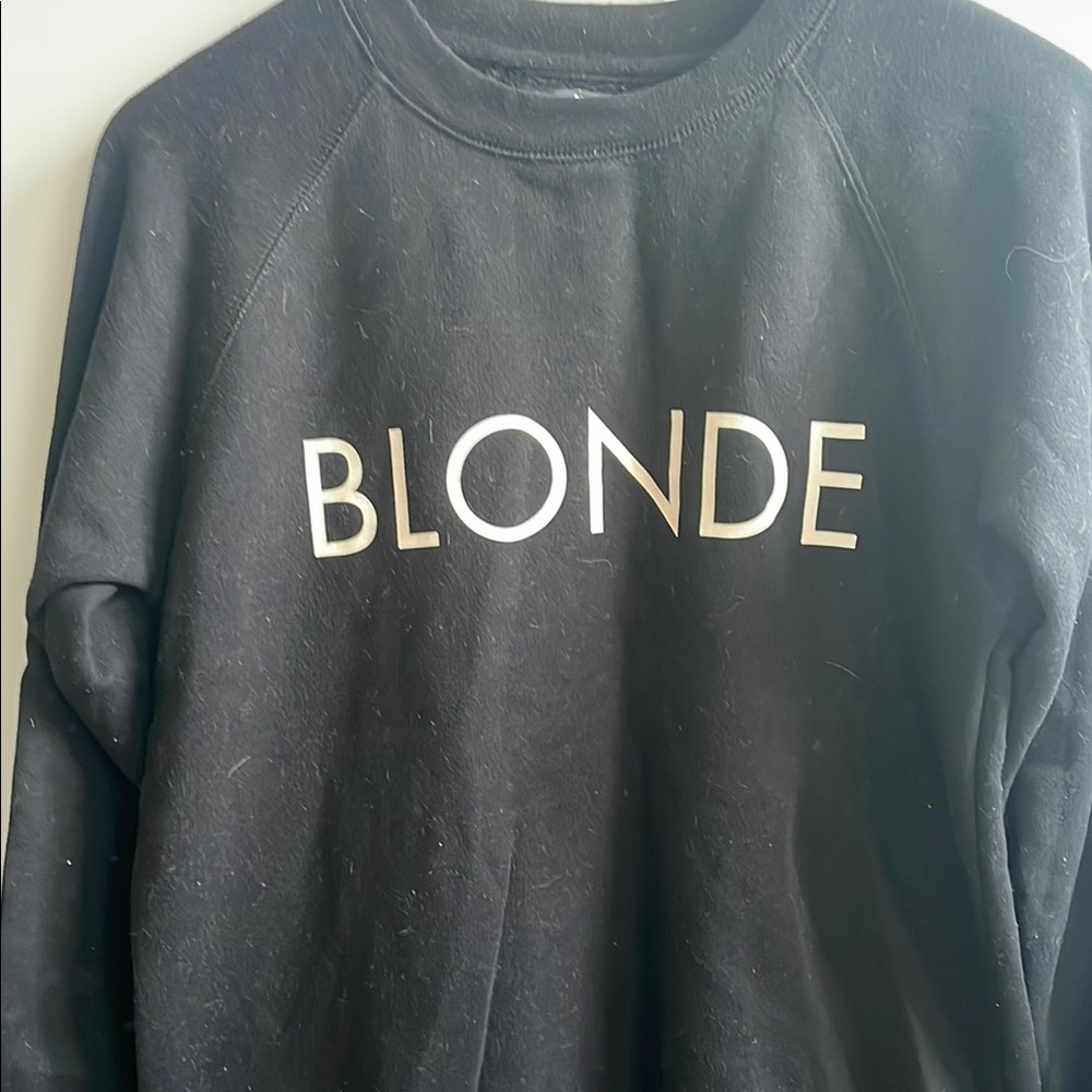 Brunette The Label Black Crewneck Sweater